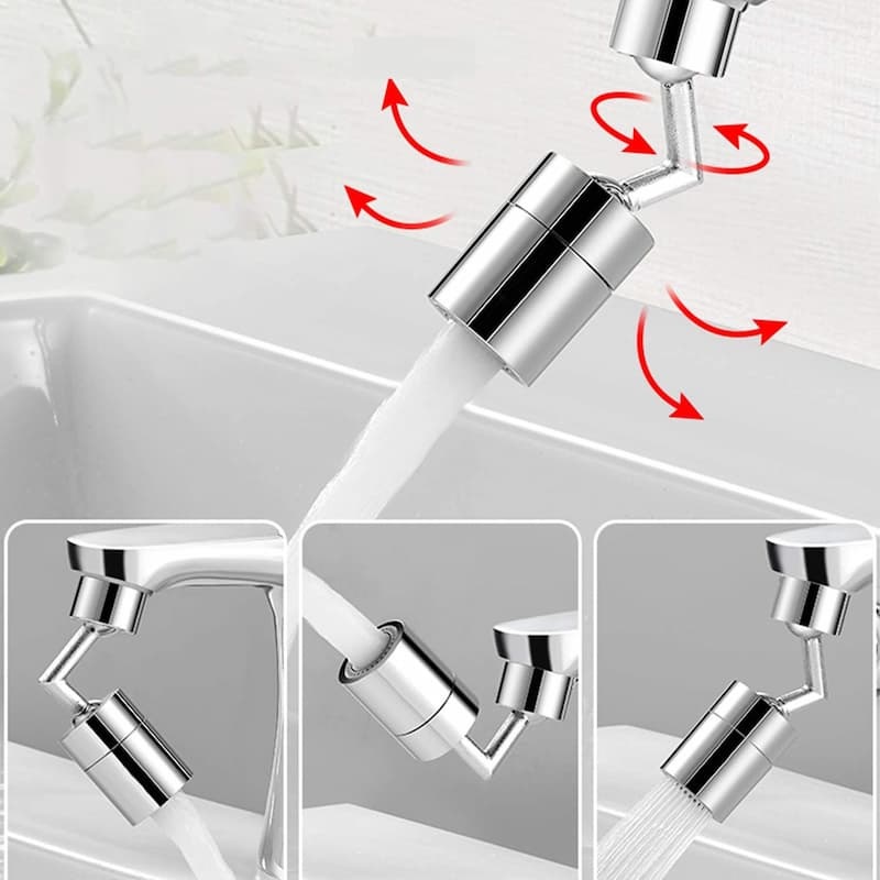 Double swivel spray low flow rate DIY aerator replacement