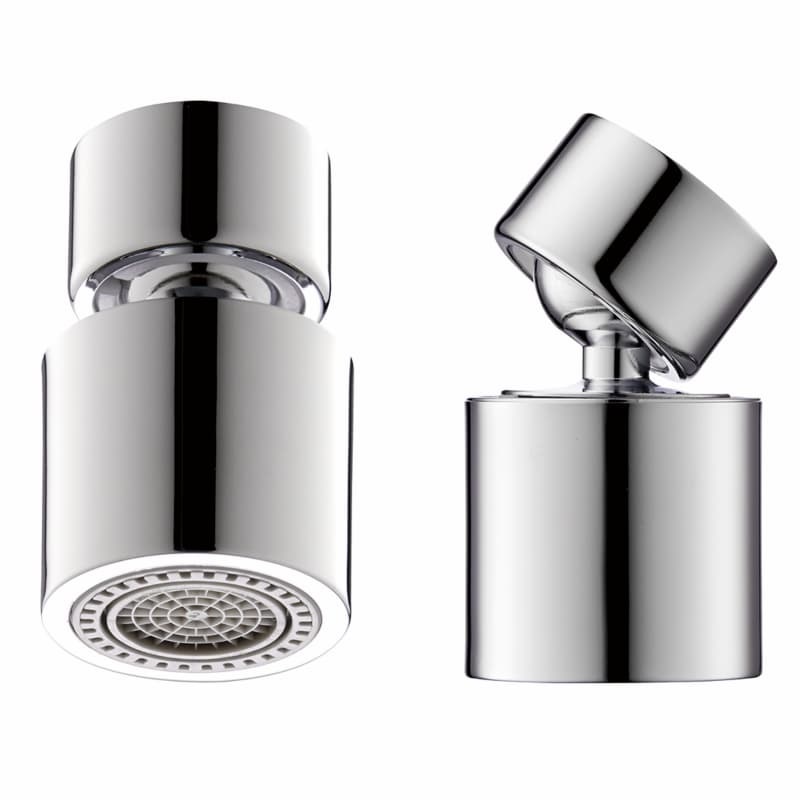 Polished brass Mist water high flow rate plumbing faucet parts Lead free brass water saving aerator for kitchen faucet