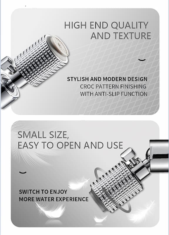 Blade stream faucet aerator with flow rate adjustable function