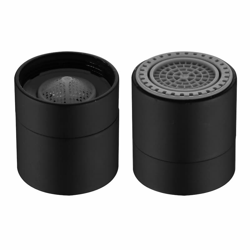 Matte black two functions aerator for faucet Rose gold water saving aerators for faucets