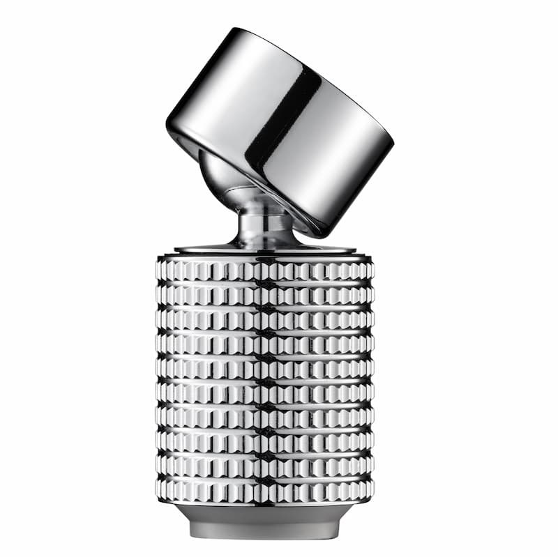 Chrome finishing blade stream faucet aerator